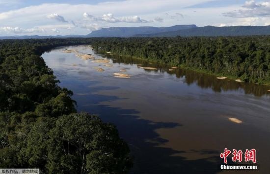 資料圖：亞馬孫雨林內(nèi)的河流。