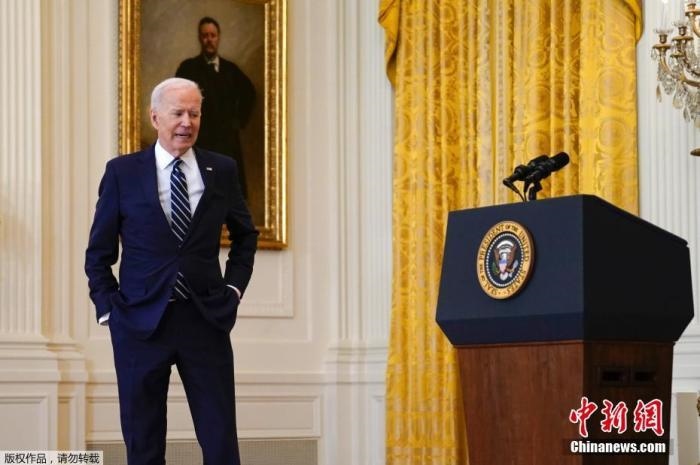 資料圖：美國總統(tǒng)拜登。