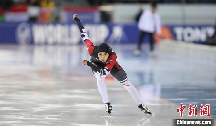 高亭宇在比賽中。圖片來源：黑龍江省體育局。