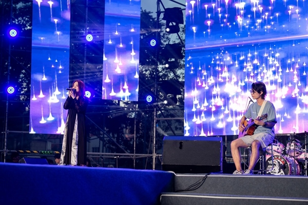 歌會現(xiàn)場。人民網(wǎng)記者 翁奇羽攝