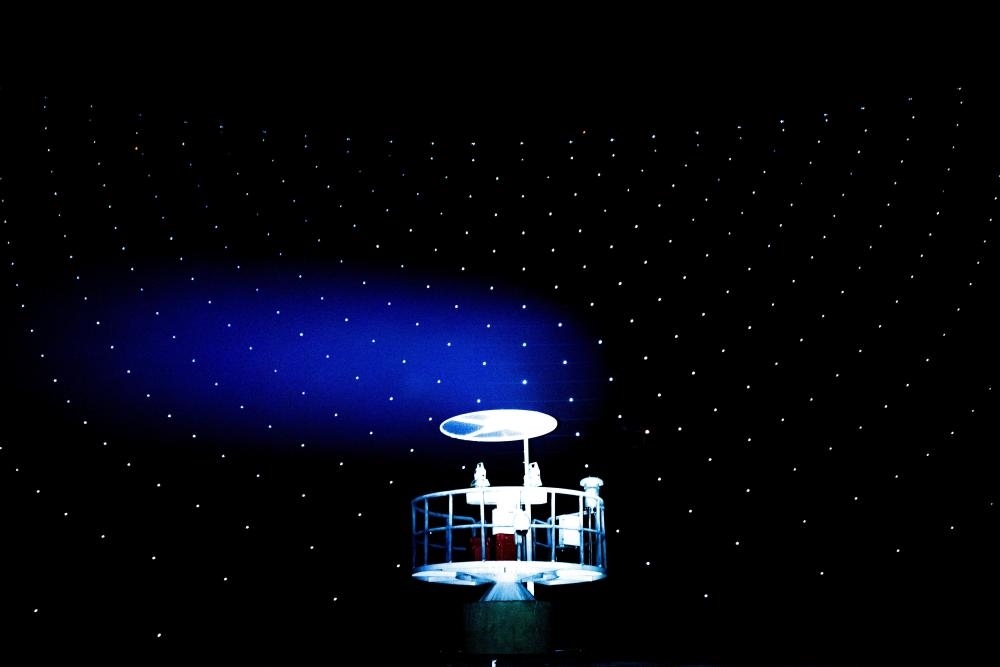 2021年3月29日拍攝的“中國天眼”測量基墩（維護(hù)保養(yǎng)期間拍攝）。新華社記者 歐東衢 攝