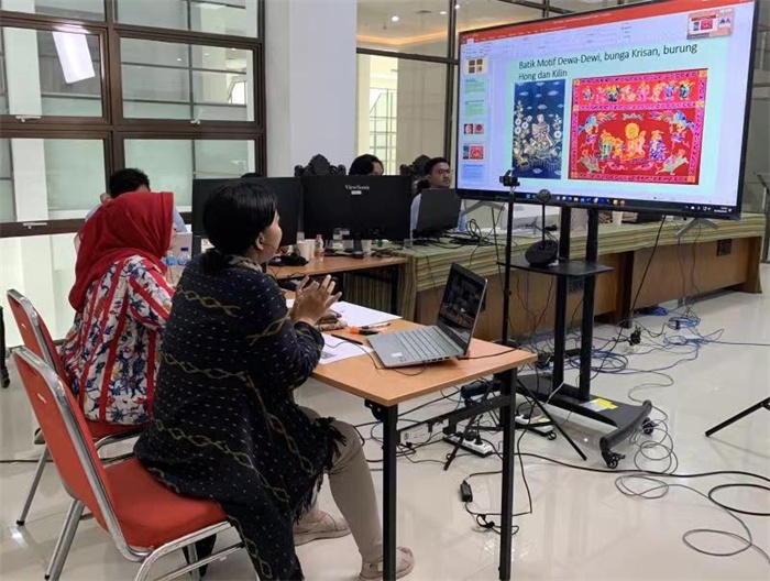 活動現(xiàn)場。供圖：印尼三一一大學(xué)孔子學(xué)院