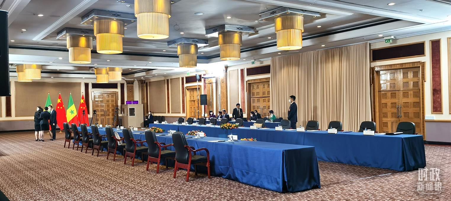 △23日下午，4場會見在這里舉行。（總臺央視記者郭鴻拍攝）