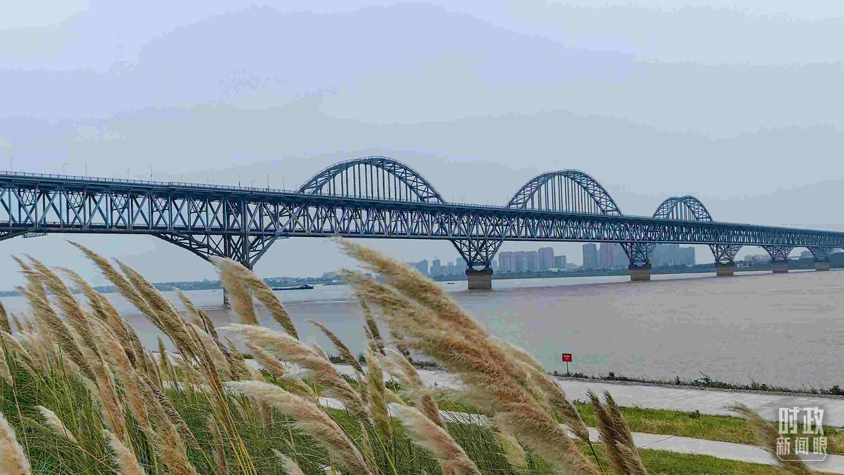 △長江國家文化公園九江城區(qū)段。（總臺央視記者段德文拍攝）