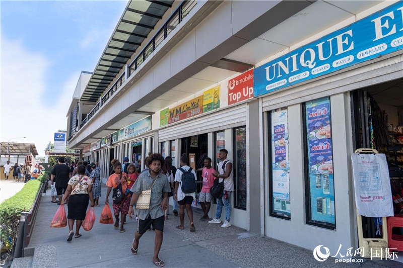 2023年9月12日，所羅門群島首都霍尼亞拉街景。人民網(wǎng) 賀吉攝