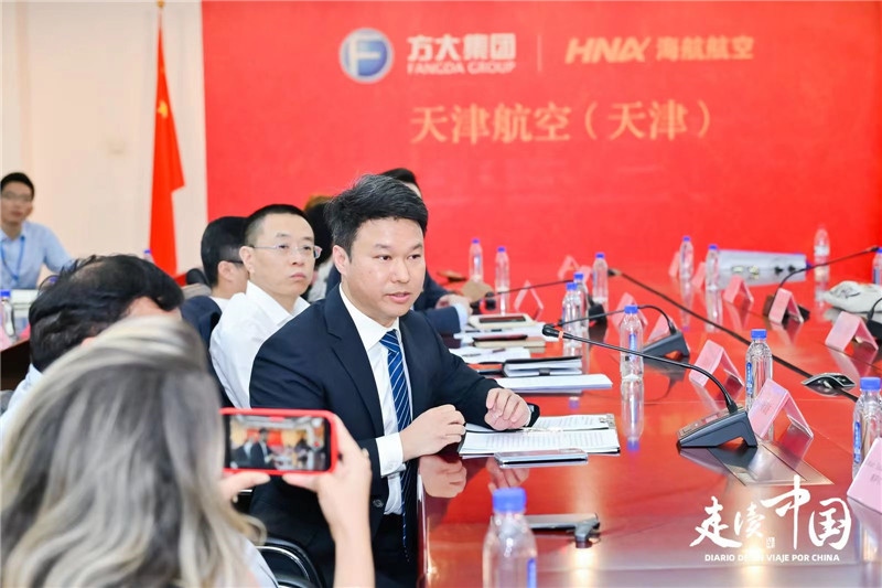 巴航工業(yè)大中華區(qū)商用飛機(jī)客戶支援經(jīng)理?xiàng)詈２?。主辦方供圖