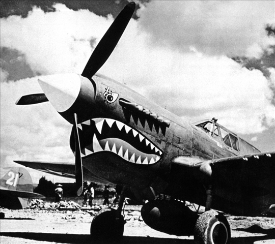 陳納德組織的美國志愿航空隊“飛虎隊”駐扎在芷江機(jī)場（資料照片）。新華社發(fā)