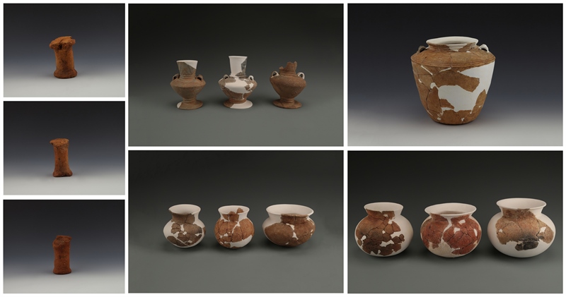 龜山遺址出土陶器。國(guó)家文物局供圖