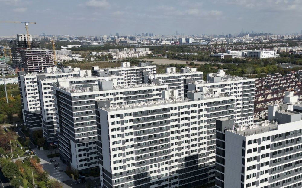 社區(qū)外景（無人機照片）。