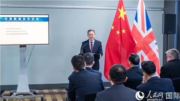 中國駐英國大使鄭澤光出席開幕式并致辭。人民網(wǎng) 郭錦標(biāo)攝