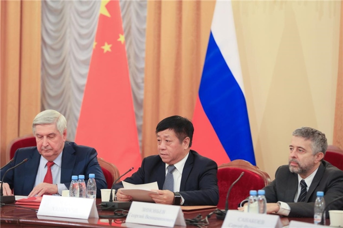 張漢暉大使致辭。駐俄羅斯使館供圖