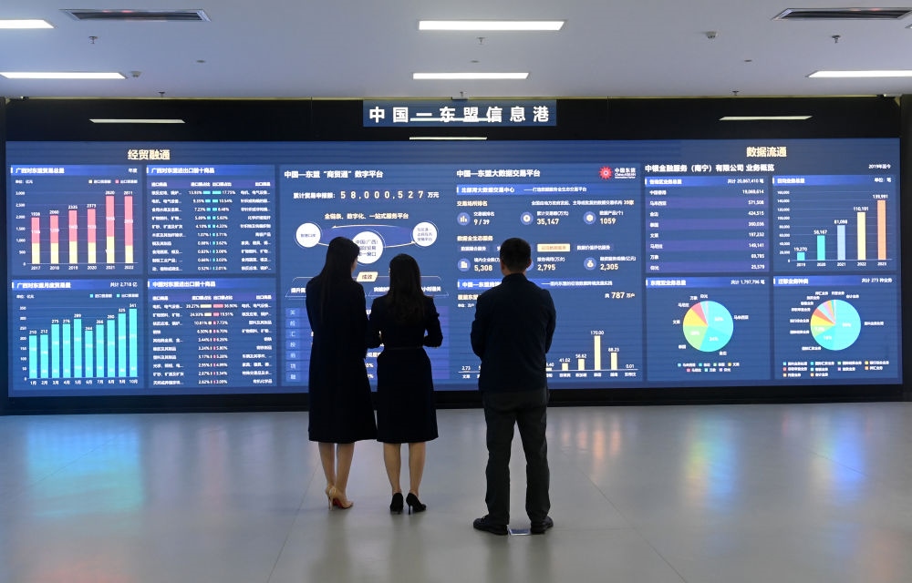 中國—東盟信息港股份有限公司展廳。