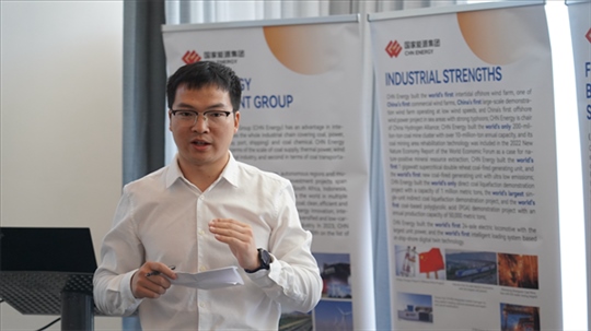 龍源公司代表發(fā)言致辭。 人民網(wǎng) 張茜攝