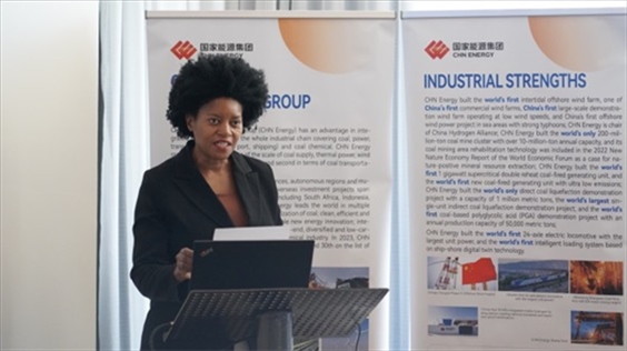 南非獨立傳媒集團代表諾爾萬德爾-恩齊扎發(fā)言。 人民網(wǎng) 張茜攝