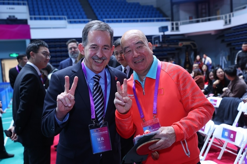 資訊有故事︱美國弗吉尼亞大學(xué)乒乓球代表團訪華：重走乒乓路 一起向未來