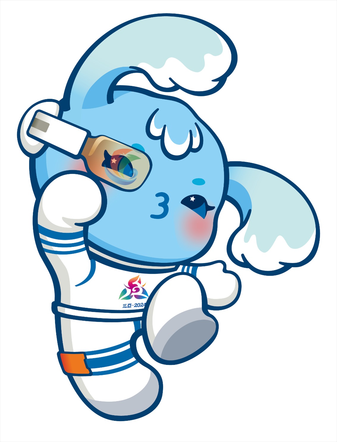 第十二屆全國少數(shù)民族傳統(tǒng)體育運動會吉祥物“吉貝”。第十二屆全國少數(shù)民族傳統(tǒng)體育運動會組委會供圖