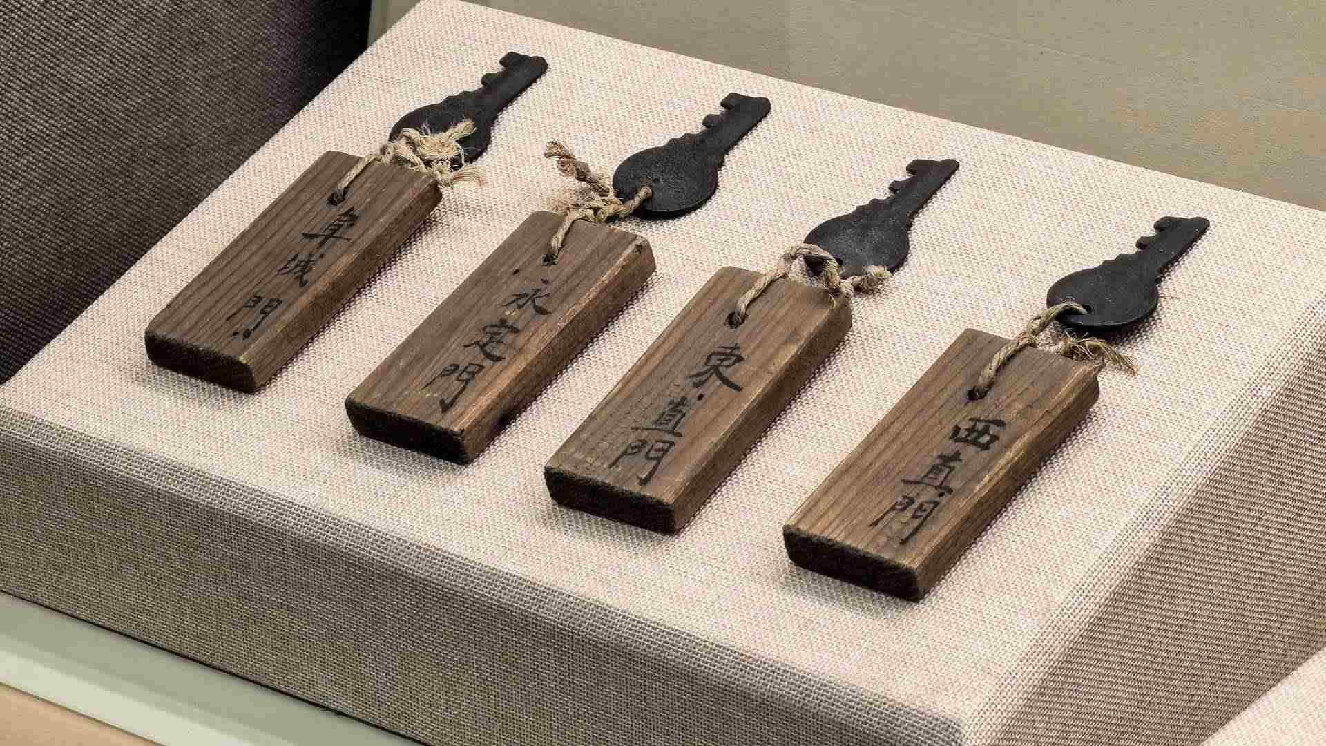 △北平城門鑰匙。（總臺央廣記者潘毅拍攝）