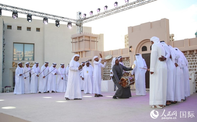 阿拉伯歌舞表演。人民網(wǎng) 塔里克·易卜拉欣攝