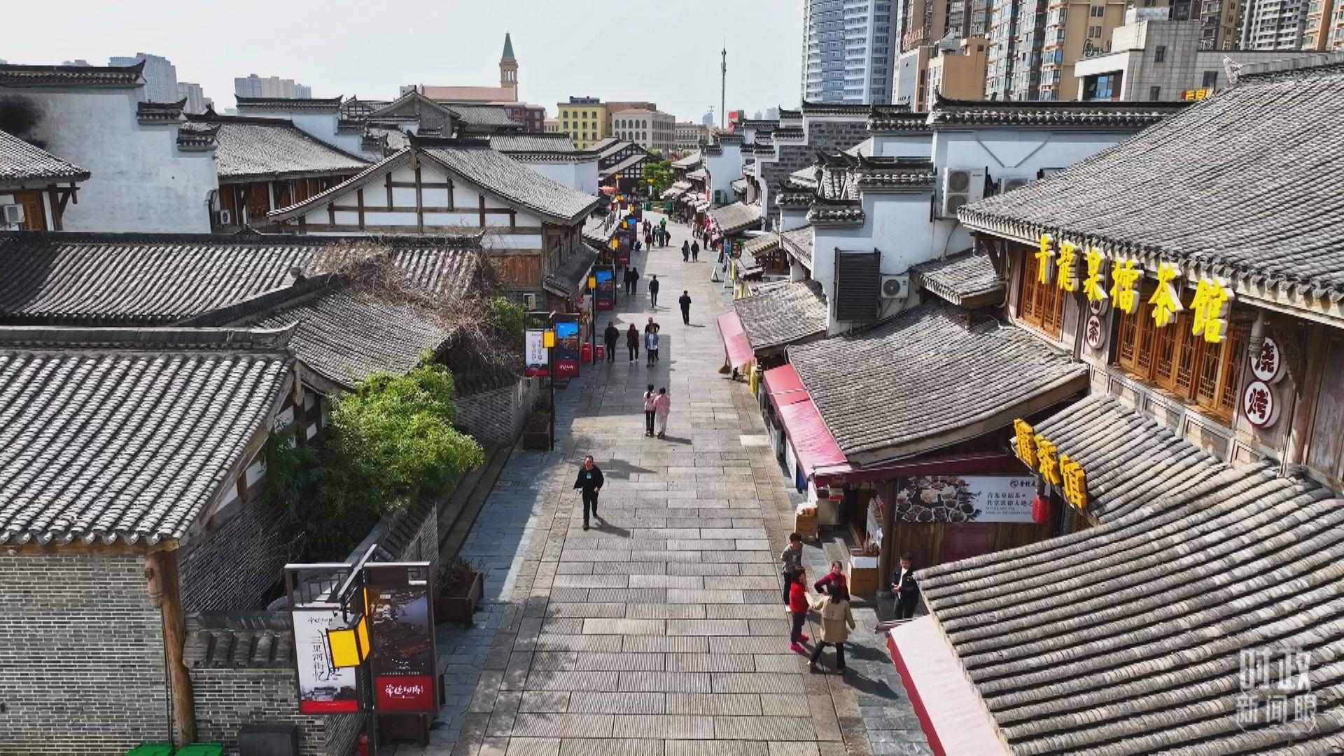 △常德河街。（總臺記者姚鵬、溫盛強拍攝）