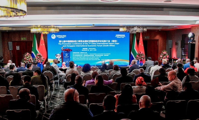 現(xiàn)場照片。（圖片來源：中國國際進口博覽會官微）