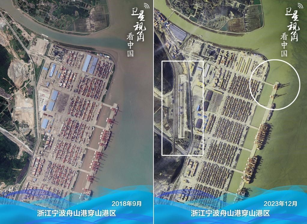 浙江寧波舟山港穿山港區(qū)新建1個(gè)泊位及鐵路穿山港站。