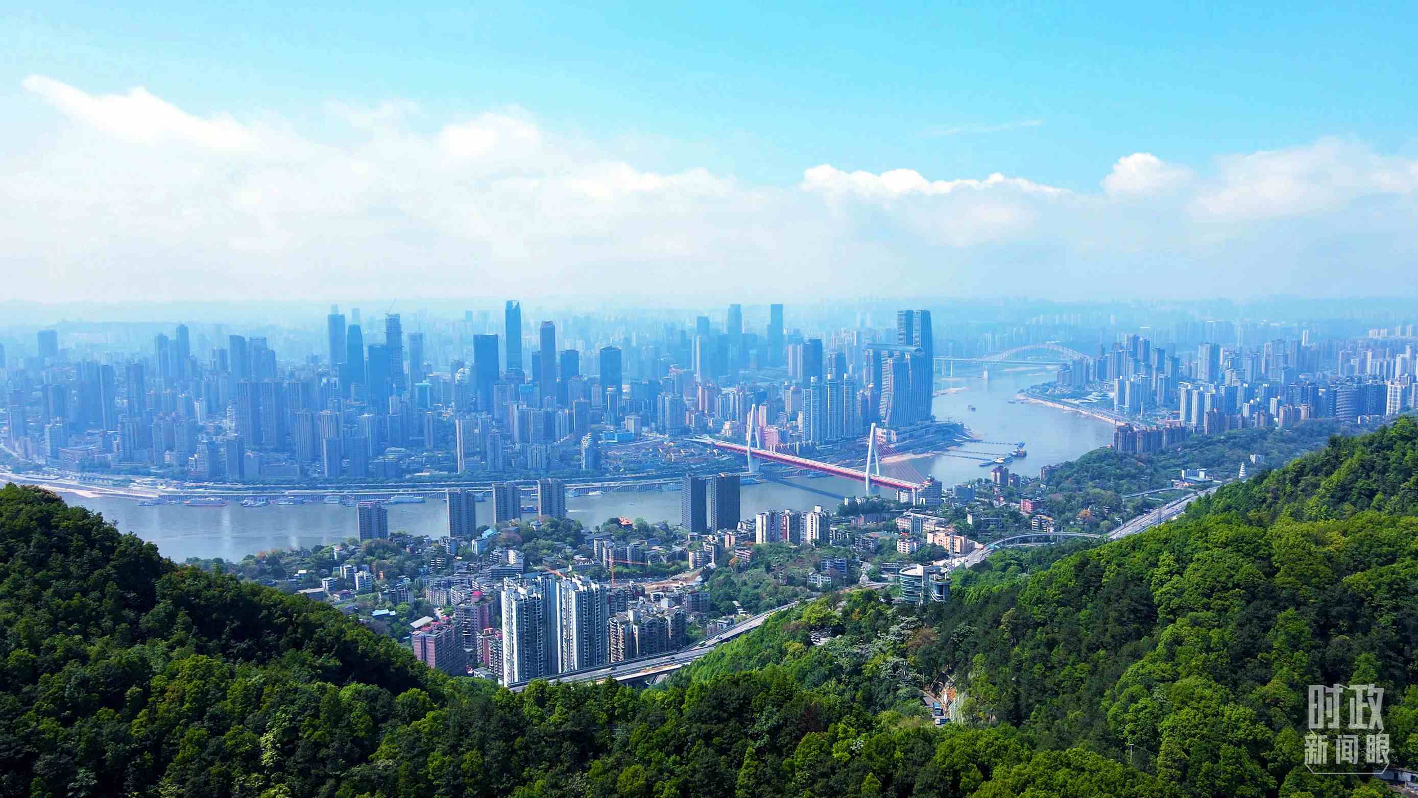 △重慶。（總臺記者謝鵬拍攝）