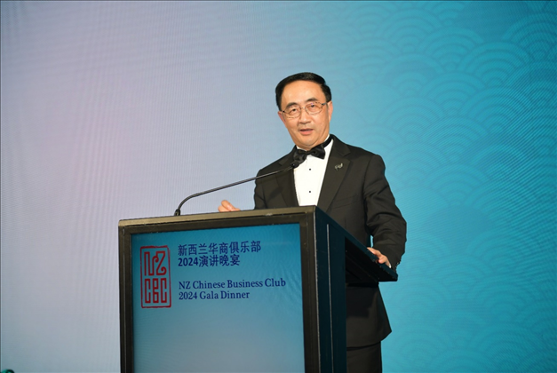 新西蘭華商俱樂(lè)部和華商聯(lián)合總會(huì)主席楊健。主辦方供圖