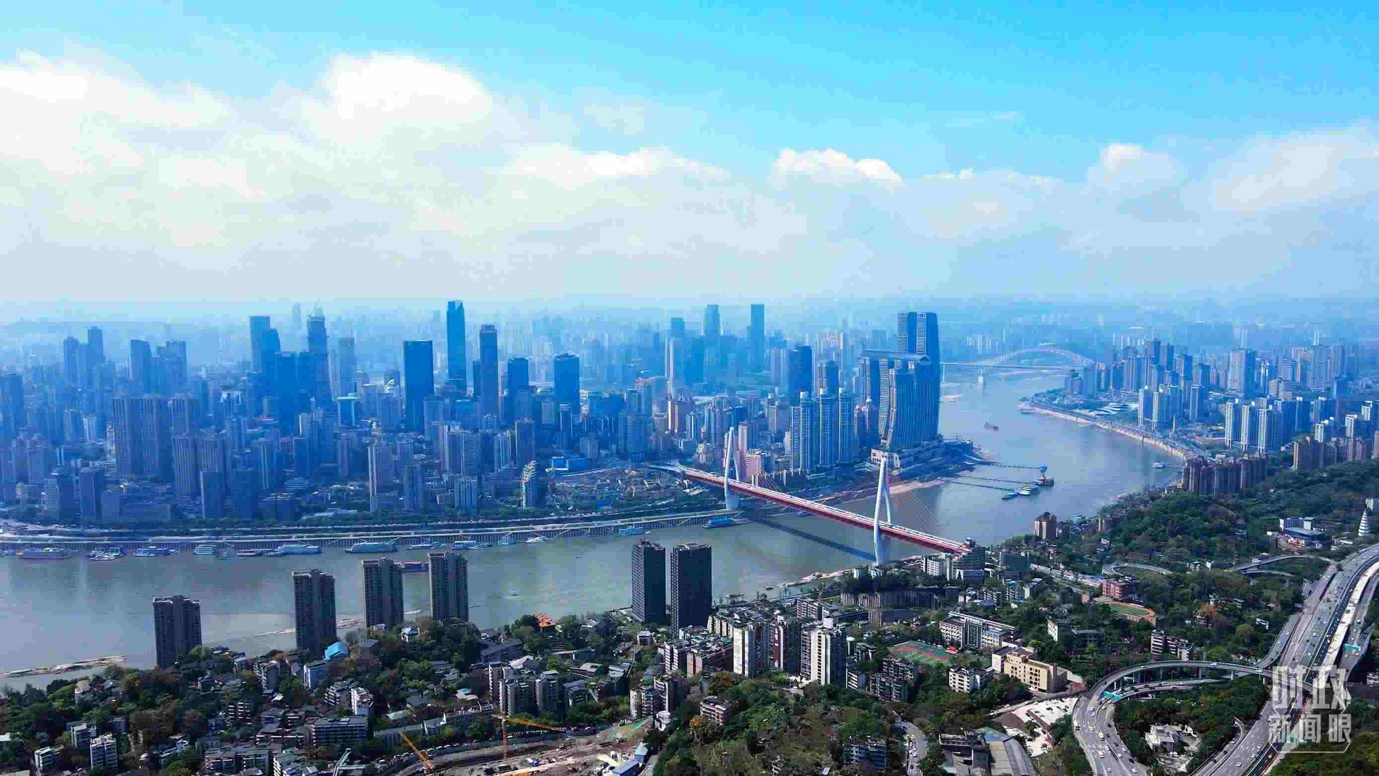 △重慶。（總臺記者謝鵬拍攝）