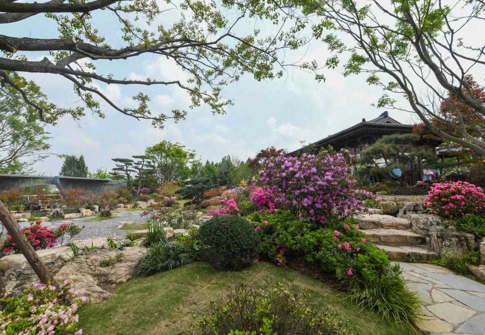 這是2024年4月12日拍攝的成都世園會(huì)主會(huì)場寧波園。新華社記者 王曦 攝