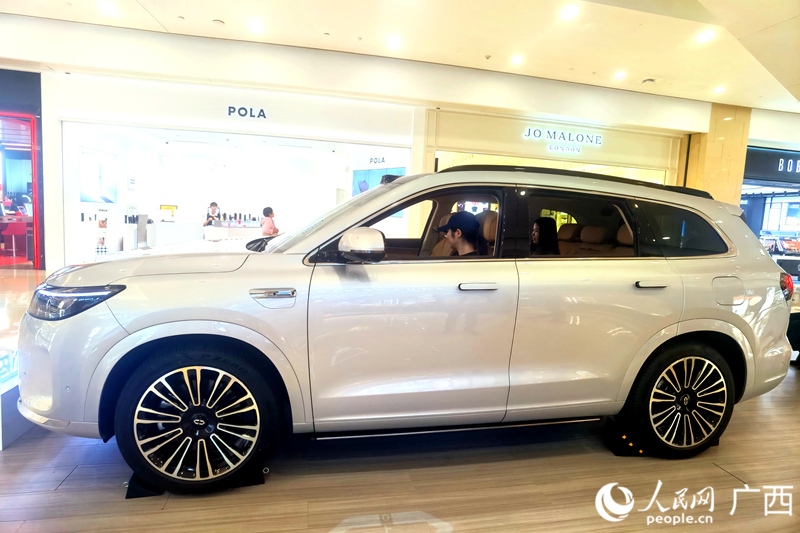  消費(fèi)者在試駕汽車。人民網(wǎng)記者 陳燕攝