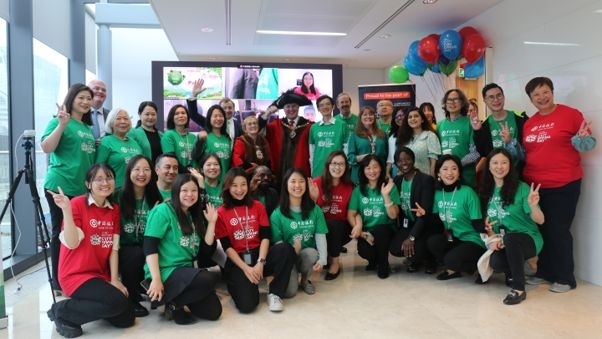 中國(guó)銀行倫敦分行參與倫敦金融城慈善日活動(dòng)。資料圖片