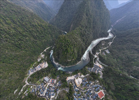 2023年3月10日，云南獨龍江航拍