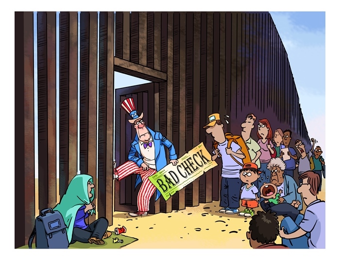 漫畫作者：馬宏亮（人民網(wǎng)版權(quán)圖片，未經(jīng)授權(quán)請勿轉(zhuǎn)載。）