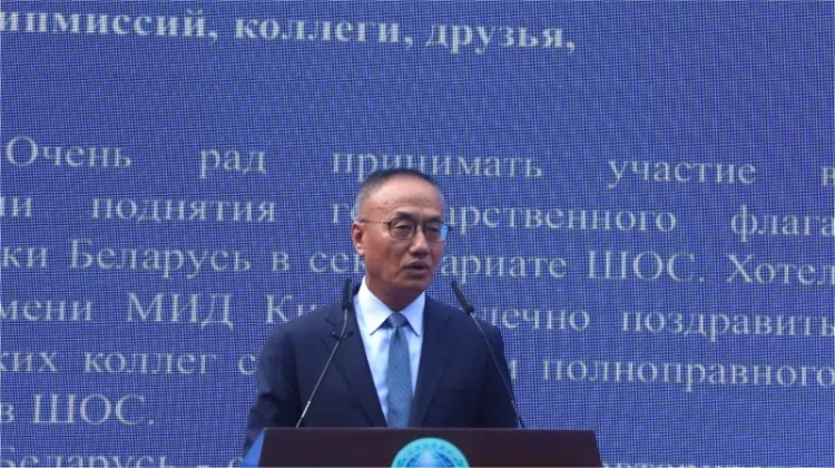 外交部副部長陳曉東出席活動(dòng)并致辭。主辦方供圖