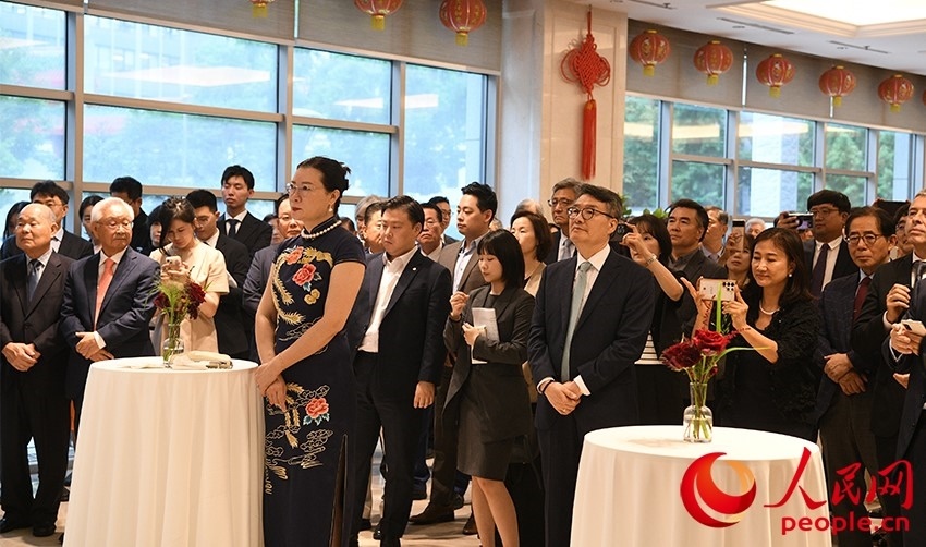 招待會現(xiàn)場。人民網(wǎng) 李帆攝