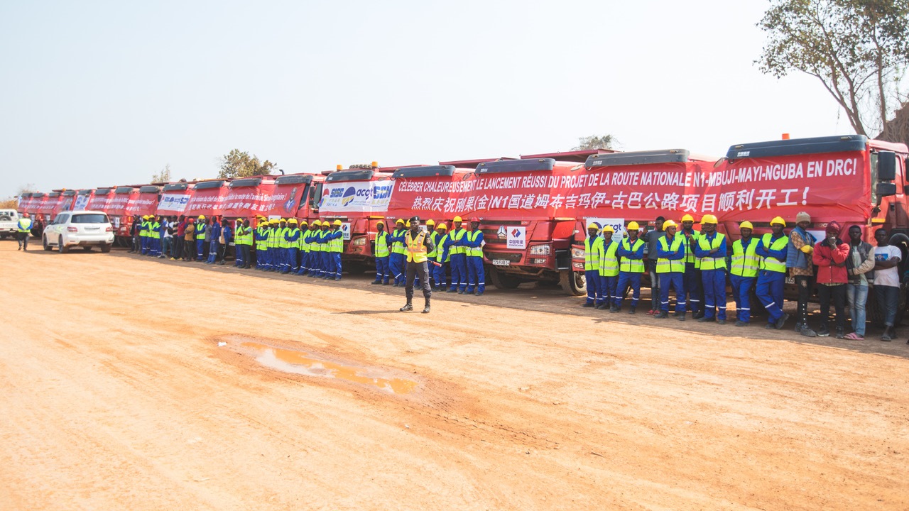 項(xiàng)目開工現(xiàn)場(chǎng)。中鐵資源集團(tuán)供圖