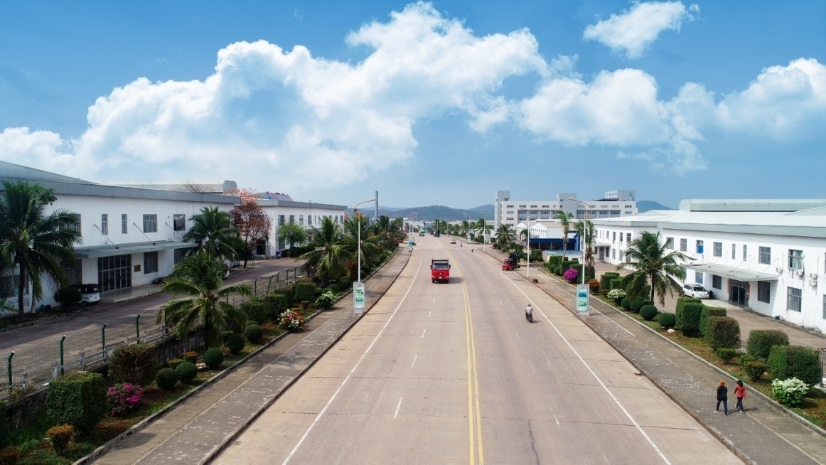 西哈努克港經(jīng)濟(jì)特區(qū)園區(qū)。西港特區(qū)公司供圖