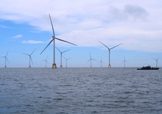 2024年6月19日拍攝的三峽集團漳浦二期海上風(fēng)電項目。新華社記者 林善傳 攝
