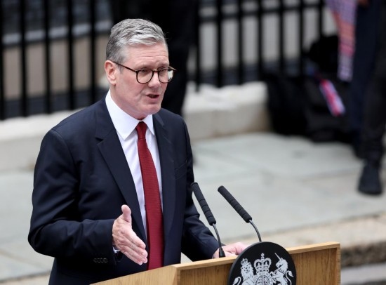  圖為英國首相斯塔默資料照片。（新華社記者李穎攝）