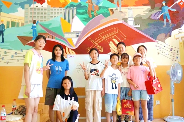 同濟大學(xué)師生暑期支教。校方供圖