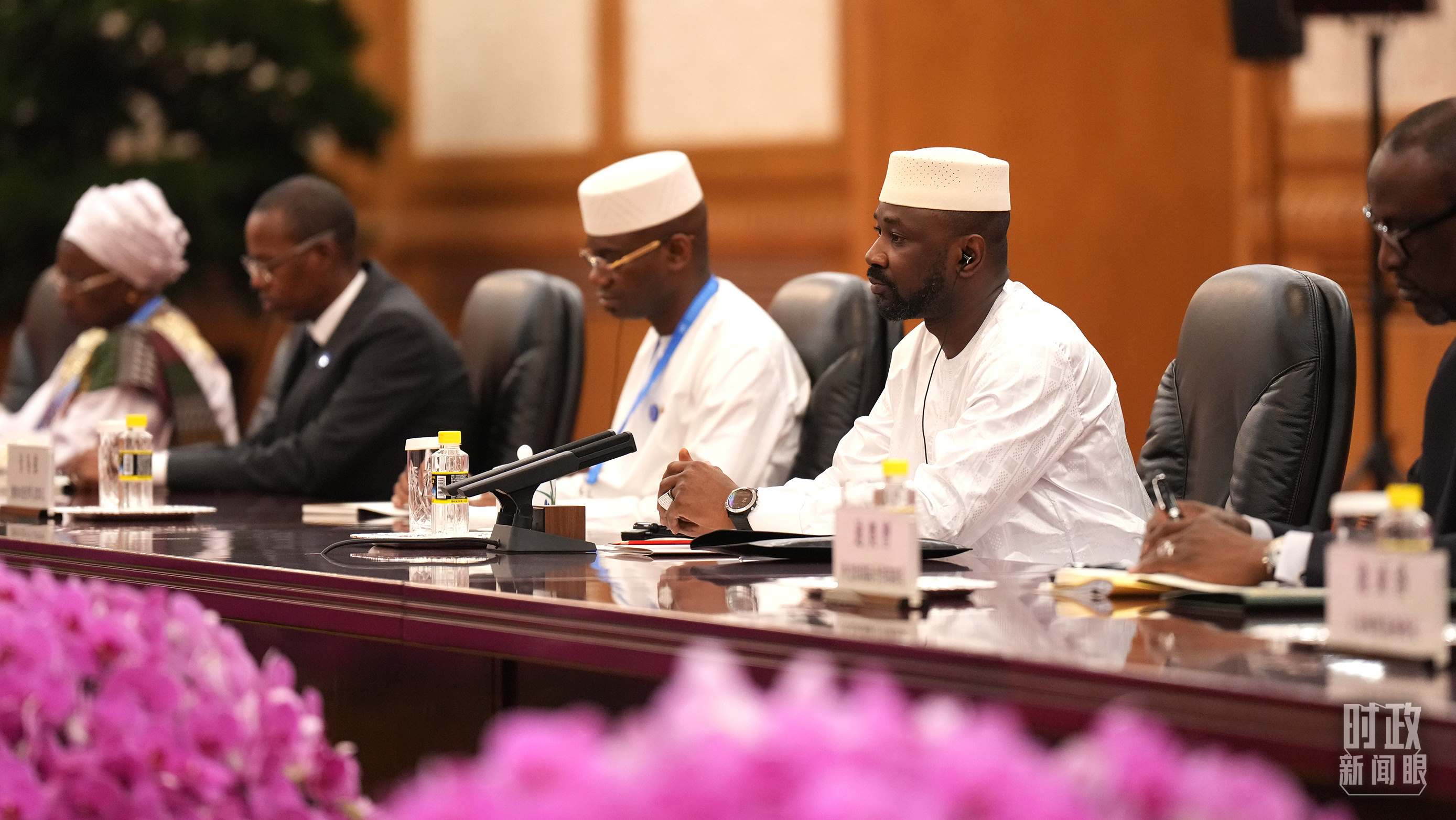 △馬里總統(tǒng)戈伊塔。（總臺(tái)記者李晉拍攝）