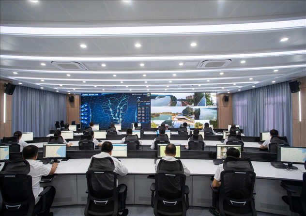 位山灌區(qū)智慧調(diào)度中心 。受訪者供圖