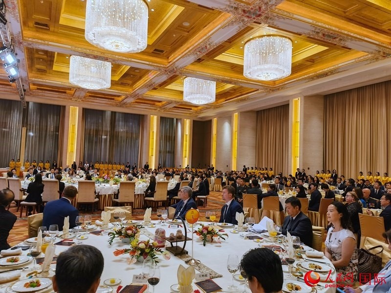 慶祝中俄建交75周年招待會在京舉行。人民網記者 李明琪攝