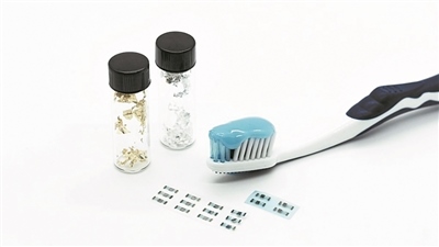 一種基于酞菁銅的晶體管研發(fā)成功。圖片來源:美國趣味工程網(wǎng)站