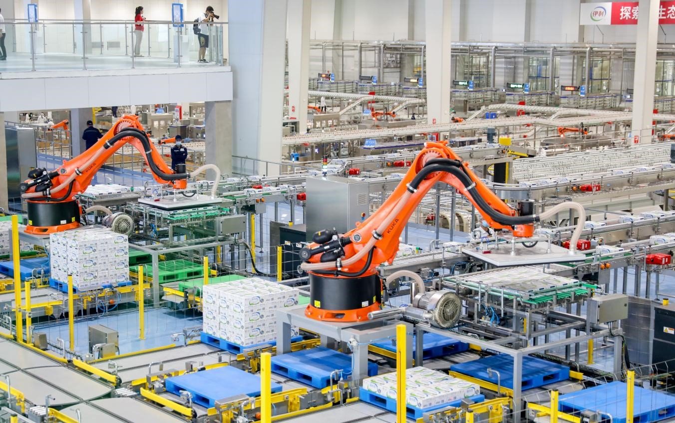 伊利數(shù)智化布局領跑行業(yè)。（受訪者供圖）