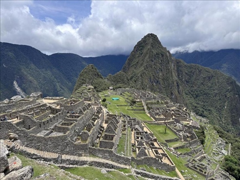 秘魯馬丘比丘古城遺址。本報(bào)記者 張朋輝 攝