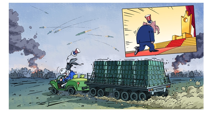 漫畫作者：馬宏亮（人民網(wǎng)版權(quán)圖片，未經(jīng)授權(quán)請勿轉(zhuǎn)載。）