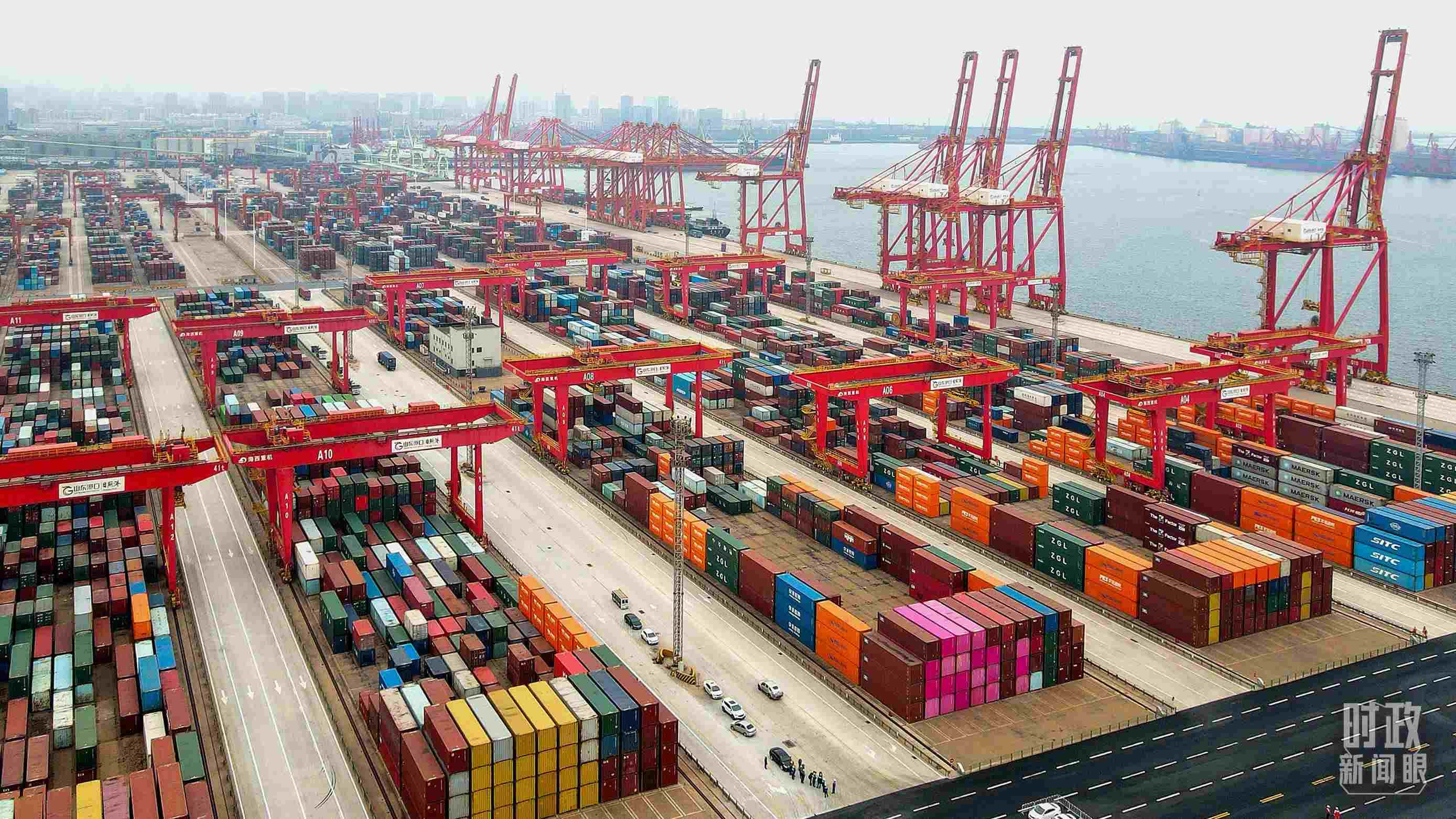 △山東日照港。（總臺(tái)央視記者劉琦拍攝）