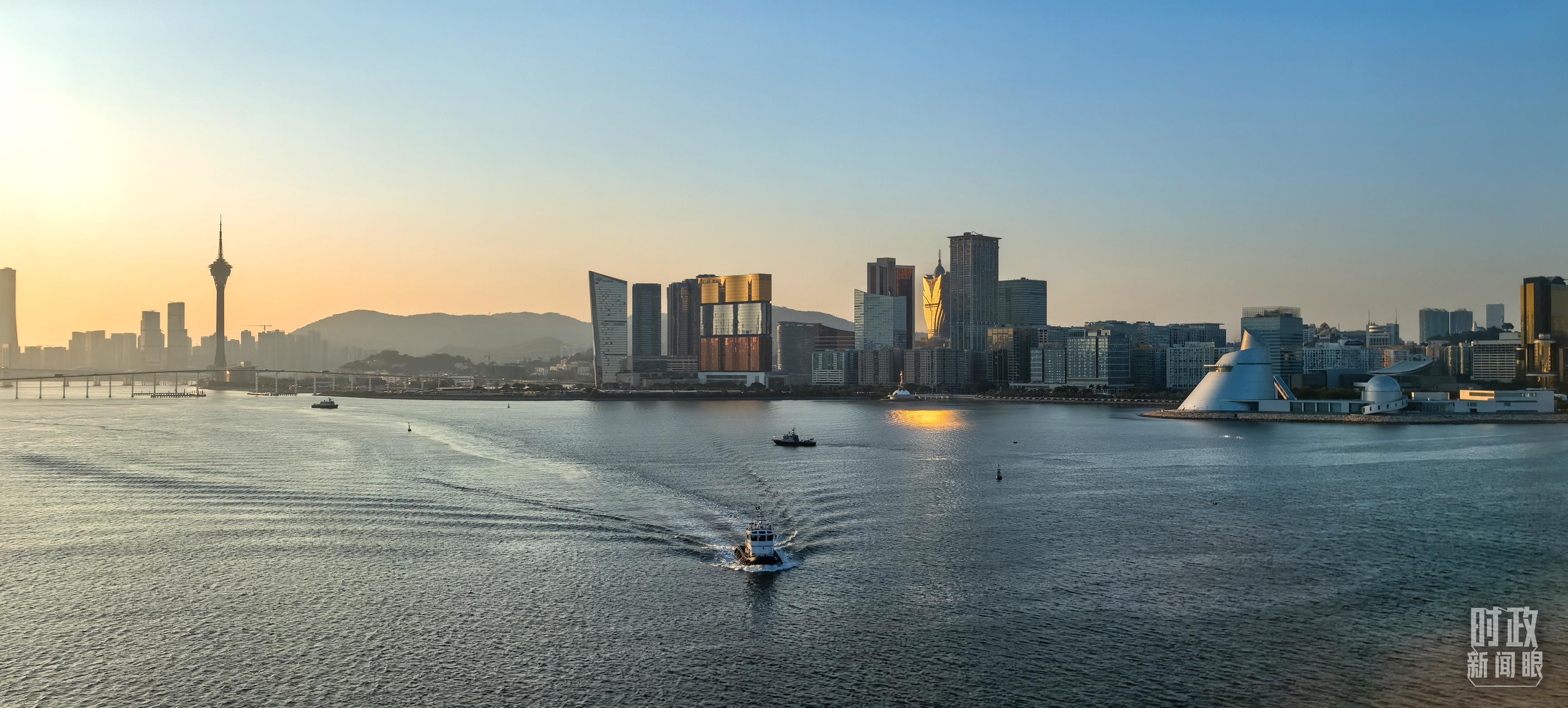 △澳門風光。（總臺央視記者王子杭拍攝）