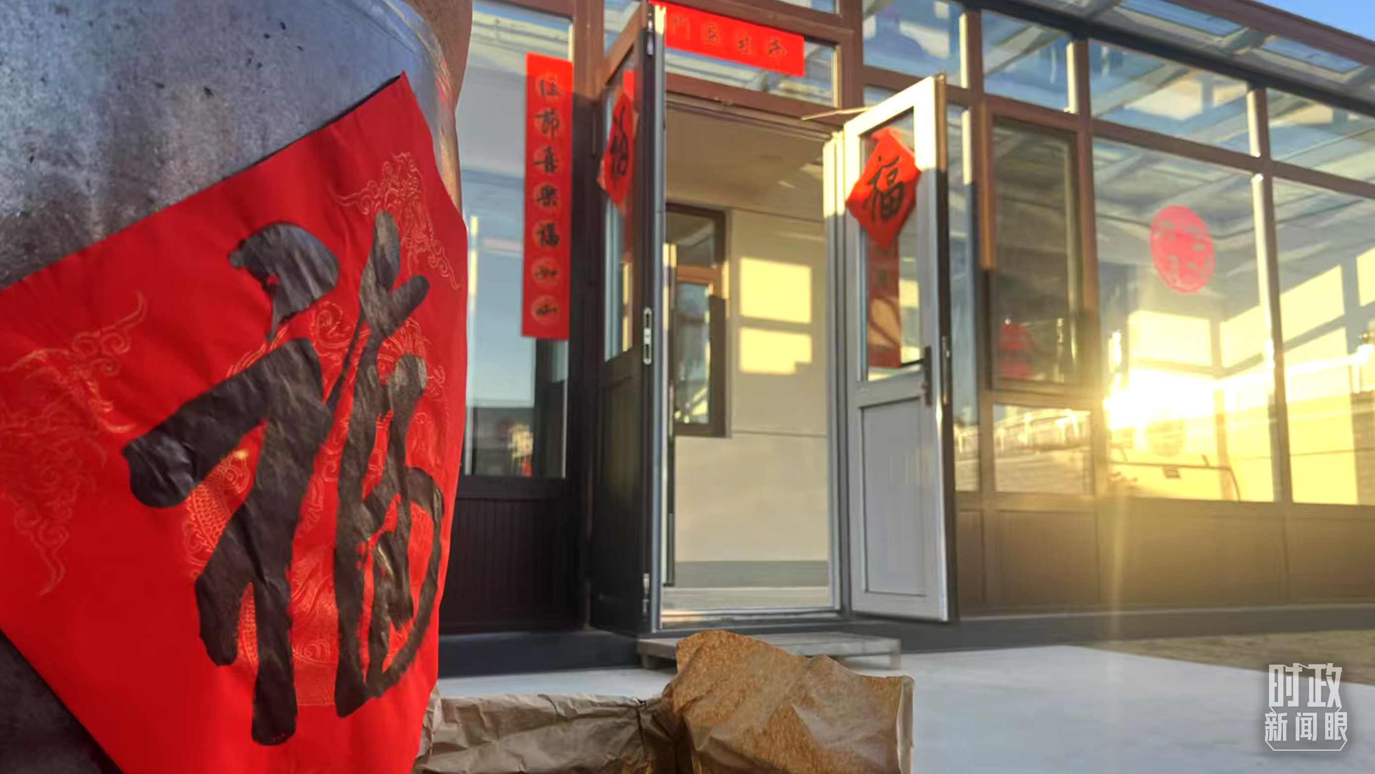 祝家溝村新居。（總臺央視記者李煒拍攝）